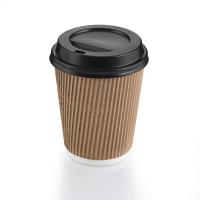 14oz Double Wall Ripple Karton Bardak