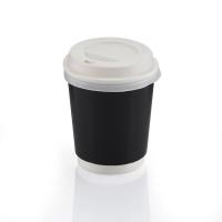 8oz Double Wall Siyah Karton Bardak