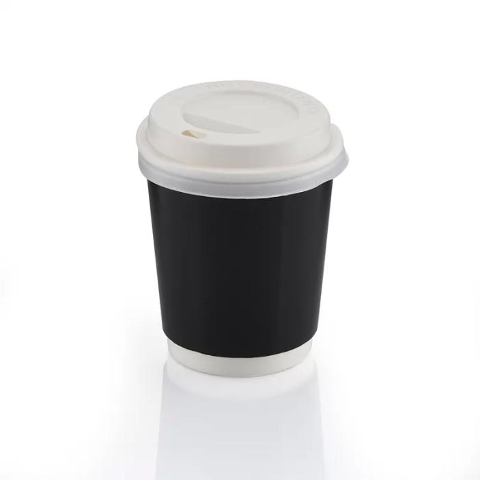 8oz Double Wall Siyah Karton Bardak