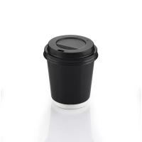 8oz Double Wall Siyah Karton Bardak
