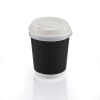 8oz Double Wall Siyah Karton Bardak