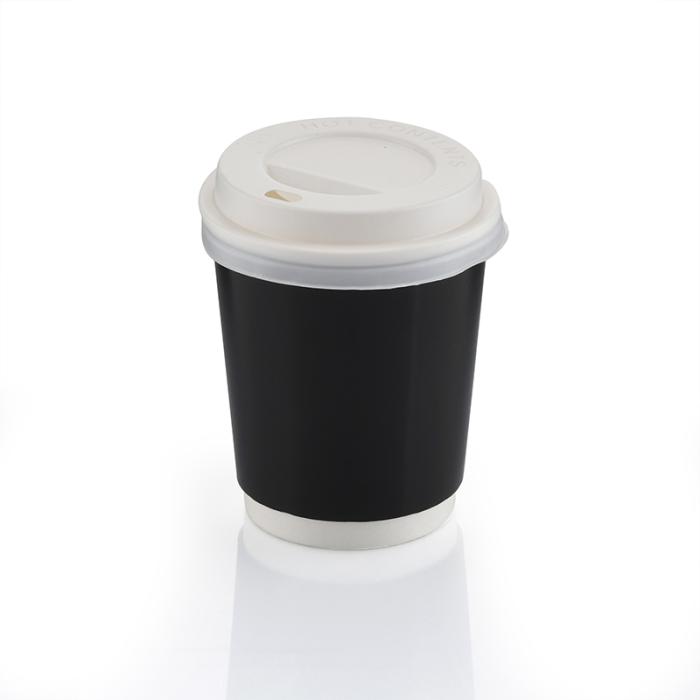 8oz Double Wall Siyah Karton Bardak