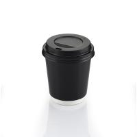 8oz Double Wall Siyah Karton Bardak