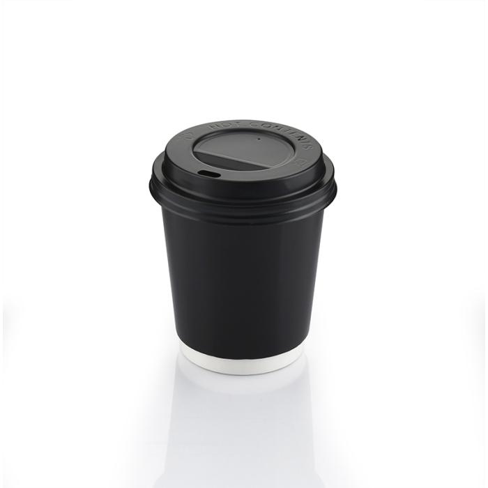 8oz Double Wall Siyah Karton Bardak