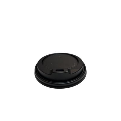 8oz Karton Bardak Kapağı Siyah Emzik