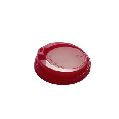 8oz Karton Bardak Kapağı Kırmızı Emzik